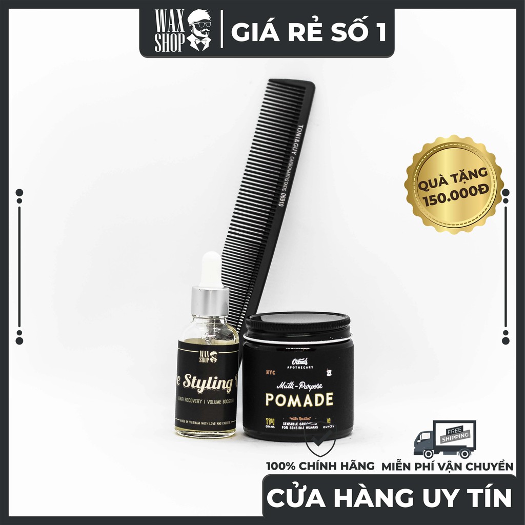 Sáp Vuốt Tóc Multi Purpose Pomade(O'douds) ⚡[Chính Hãng]⚡Dùng Được Cho Nhiều Trường Hợp, Tặng Kèm Pre-Styling Oil + Lược