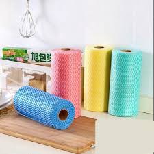 [Sát thủ nhà bếp] Cuộn 50 khăn lau dọn đa năng bằng vải không dệt