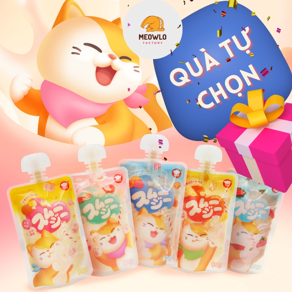 SET 5 SOUP SỮA LẮC ĐẶC BIỆT HELL'S KITCHEN cho mèo 80g [QUÀ TẶNG KÈM] HỎA TỐC  FREESHIP + TẶNG XU