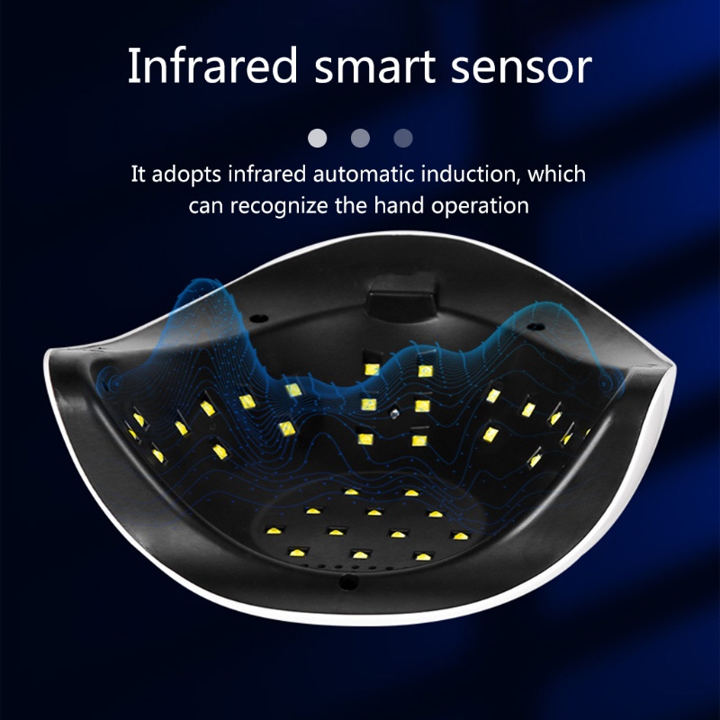 Đèn LED UV 168W 36 Bóng Giúp Hong Khô Sơn Móng Tay