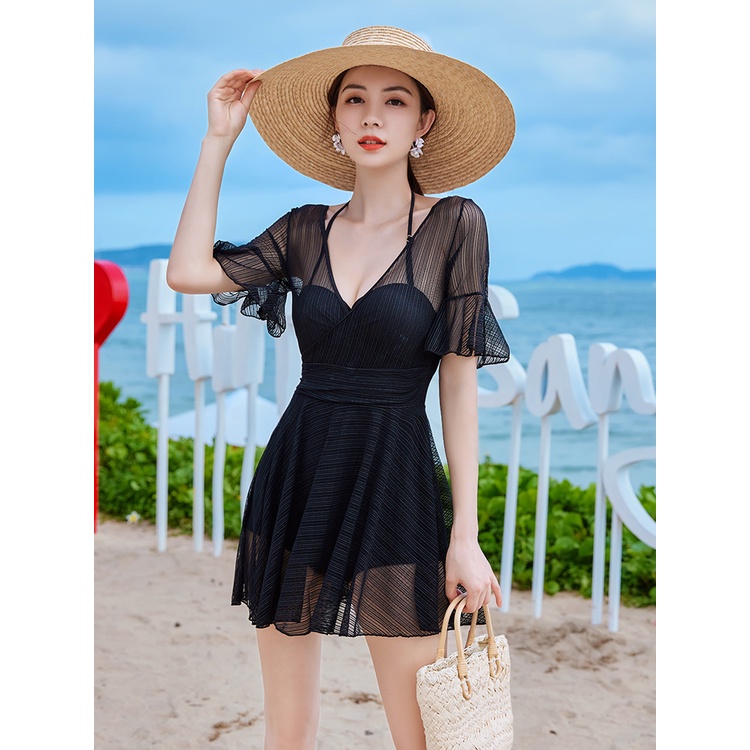 Đồ bơi bikini ren cao cấp áo tắm dáng váy che khuyết điểm BR03