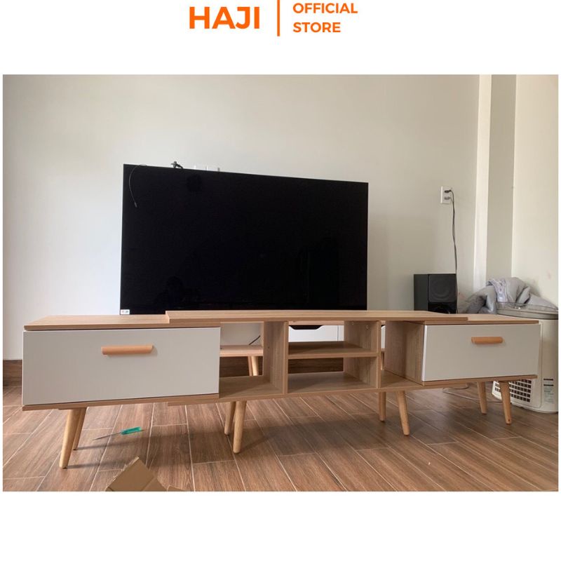 Kệ tivi phòng khách tự điều chỉnh kích thước thông minh HAJI A83