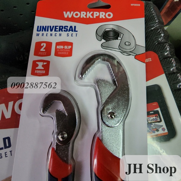 bộ 2 mỏ lết đa năng WORKPRO hàng xịn USA (6-32mm)