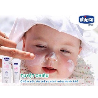 Kem dưỡng ẩm chứa Omega và vitamin E Chicco 100ml