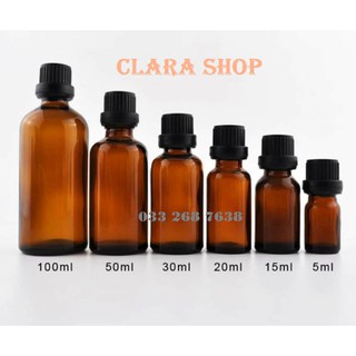 Chai chiết tinh dầu nắp vặn 5ml-10ml-15ml-20ml-30ml-50ml-100ml - Chai Serum