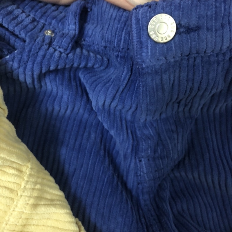 Quần cargo BDG túi hộp ống rộng phong cách Y2K cạp trễ corduroy pants urban outfitters