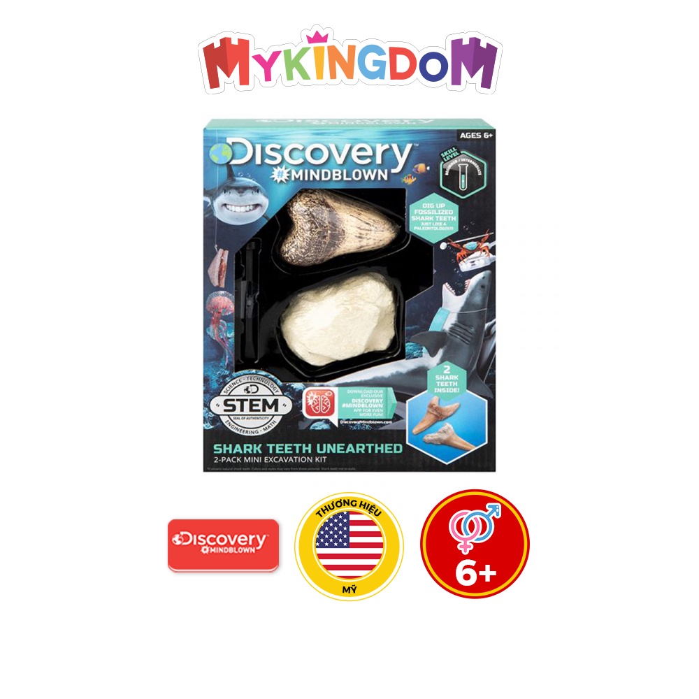 Bộ Đồ Chơi DISCOVERY Khảo Cổ Truy Tìm Răng Cá Mập 2Pc 1423004791