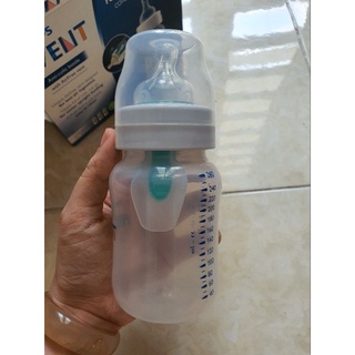 New 100%- tách set bình sữa Avent classic 260ml kèm van giữ sữa