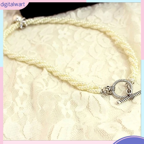 Vòng cổ chuỗi hạt ngọc trai nhân tạo sang trọng thanh lịch dành cho nữ