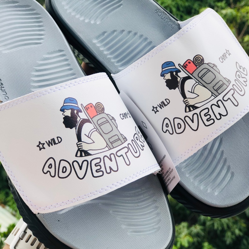 Dép Alphabounce adidas ❤️FREESHIP + FullBox❤️ quai ngang nam nữ Balô adventure chất xịn VNXK 1-1, đen-xám