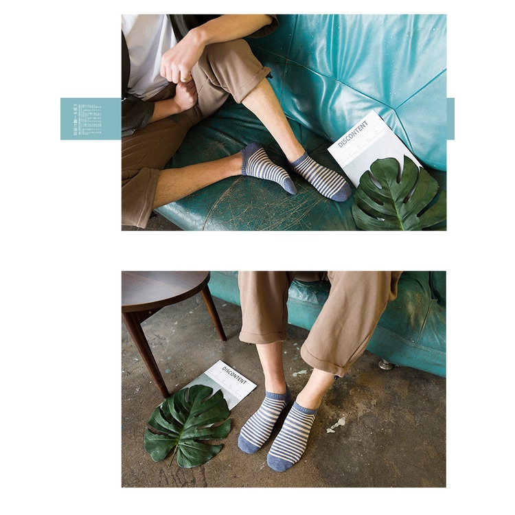 Vớ Cổ Cao Họa Tiết Sọc Màu Sắc Thời Trang Cho Cặp Đôi WAFNHA D213