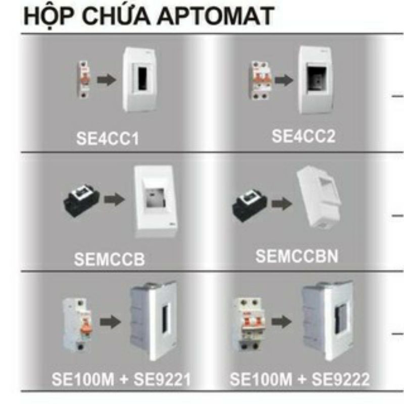 [ CHÍNH HÃNG LIOA] Hộp chứa Aptomat LIOA