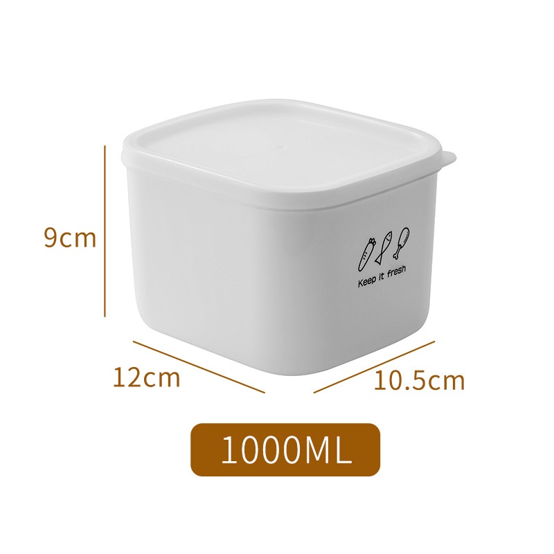 Hộp Đựng Thực Phẩm Bằng Nhựa Cỡ Lớn Tiện Dụng Cho Tủ Lạnh