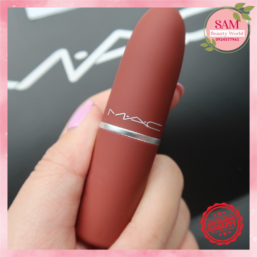 Son MAC charm Valentine Limited Matte Mist Powder 316 - Tone đỏ đất | BigBuy360 - bigbuy360.vn