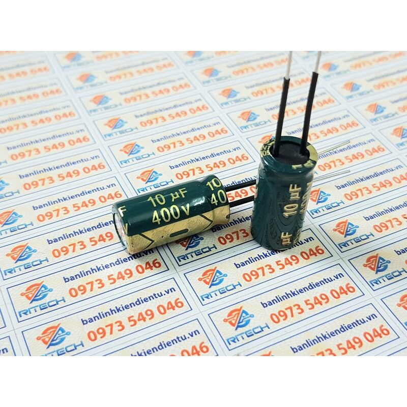 Tụ hóa 10uf 400v kích thước