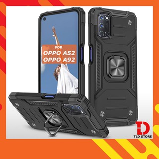 Ốp lưng Realme 5 5i 5s 6i Oppo A12 A15 A15S A31 A3S A5S A7 A52 A54 A92 A93 A5 A9 2020 RENO4 5G Chống sốc Kemeng kèm nhẫn