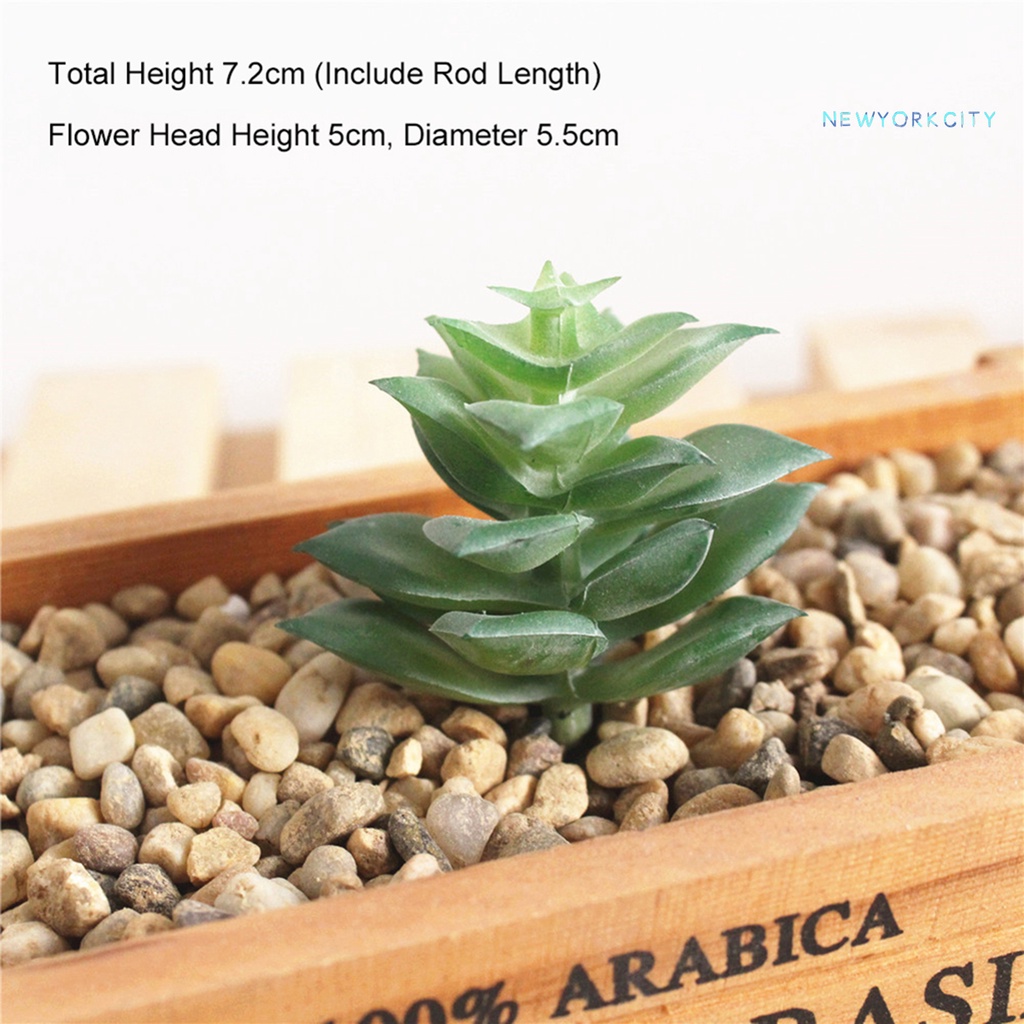 Chậu Cây Lô Hội Nhân Tạo Bằng PVC Trang Trí Khách Sạn DIY