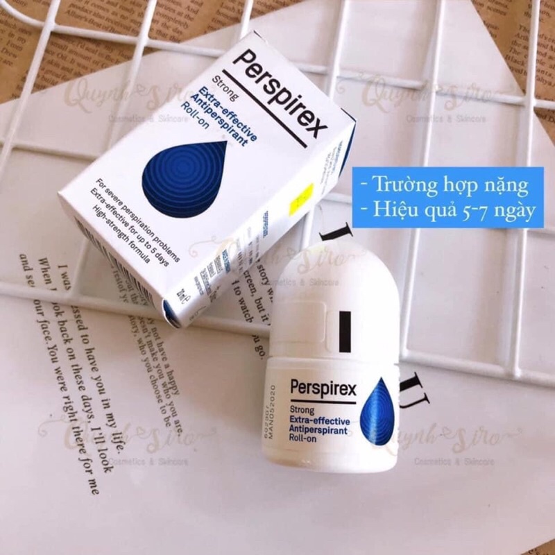 LĂN KHỬ MÙI PERSPIREX GIẢM TIẾT MỒ HÔI