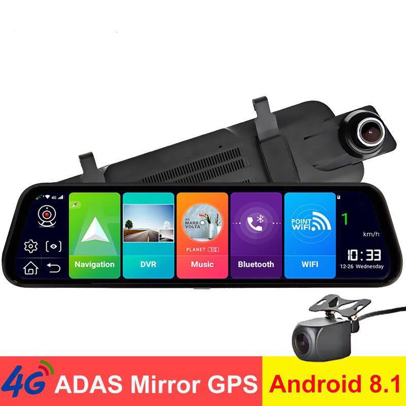CAMERA HÀNH TRÌNH GƯƠNG Z55 CẢNH BÁO DẪN ĐƯỜNG GIẢI TRÍ ANDROI PRO