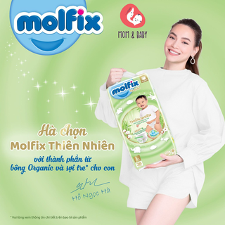 Bỉm Molfix Thiên nhiên Ultra Cộng Miếng quần/dán đủ size NB100/S88/M82/L76/XL70/XXL64/XXXL30