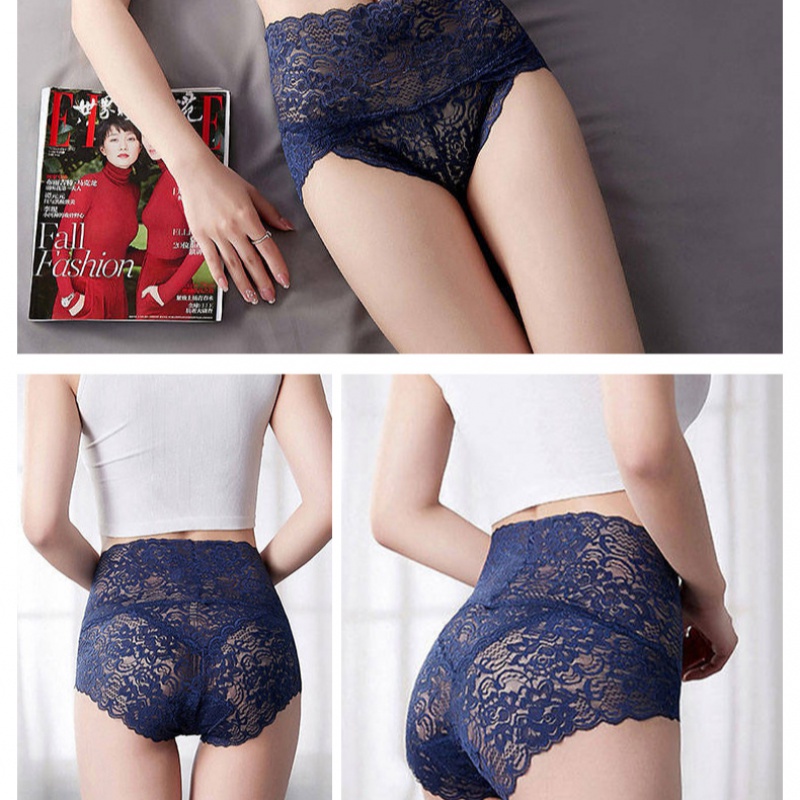 Quần Lót Ren Không Đường May Lưng Cao Nâng Mông Thoáng Khí Gợi Cảm Cho Nữ Cỡ M-3XL