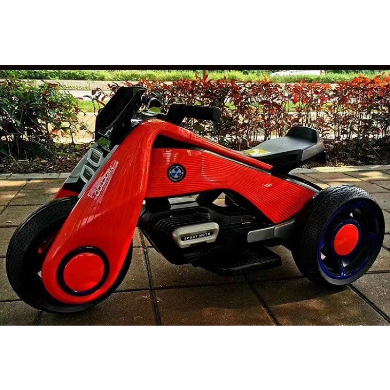 Xe máy điện trẻ em A6199 -xe Mô tô điện - xe máy điện thể thao nghe nhạc cho bé