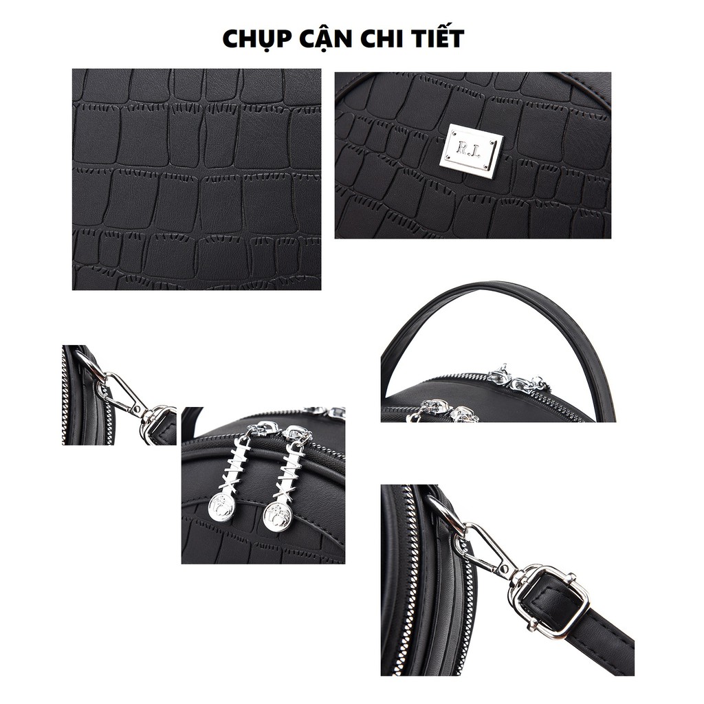 Túi đeo chéo nữ, Túi xách tròn thời trang Hàn Quốc