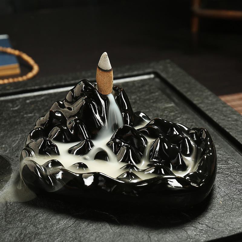 Thác Khói Trầm Hương Thác Trầm Khói Ngược Cao Cấp tặng 5 nụ trầm hương | BigBuy360 - bigbuy360.vn