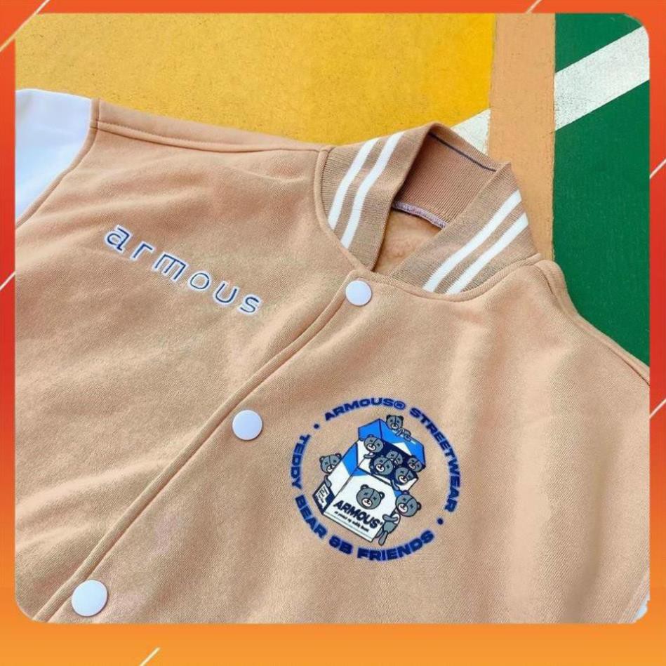 ÁO KHOÁC CARDIGAN NỈ ARMOUS 2 MÀU Kiểu Dáng việt cực đẹp