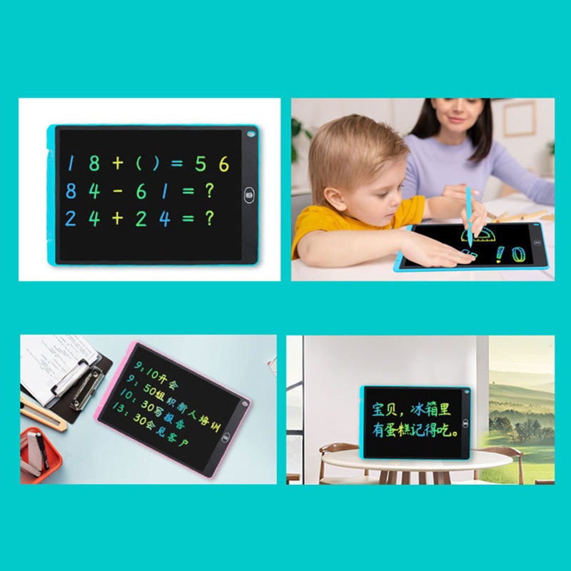 Bảng Vẽ Điện Tử LCD Không Để Lại Dấu Vết Cho Bé 3 4 5 6 7