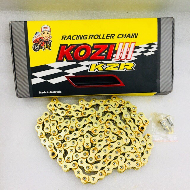 SÊN xe máy kozi sên vàng 9 ly dai 130 mắt gắn sên KOZI chung cho các dòng xe winner- exciter