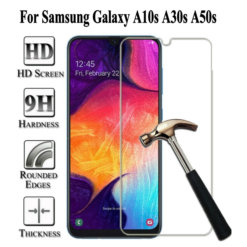 Ốp điện thoại tích hợp kính cường lực dành cho For  Samsung Galaxy A10s A30s A50s