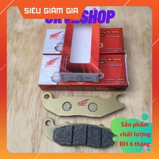 Bố Thắng Xe Máy ❤️𝑭𝑹𝑬𝑬𝑺𝑯𝑰𝑷❤️ Bố Thắng Đĩa Trước Air Blade 110cc Từ 2007-2010 CLick 110cc Má Phanh Chịu Mài Mòn