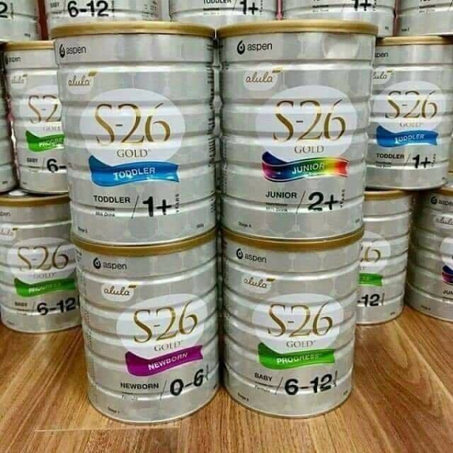 Sữa s26 đủ số 1, 2, 3, 4 ( 900g) Úc