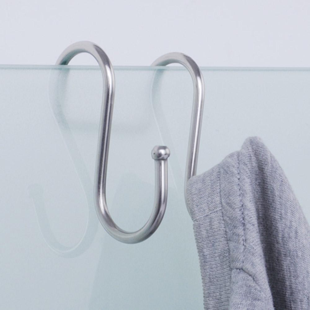 Móc Treo Đồ Hình Chữ S Gắn Tường / Cửa Tủ Nhà Bếp / Phòng Tắm
