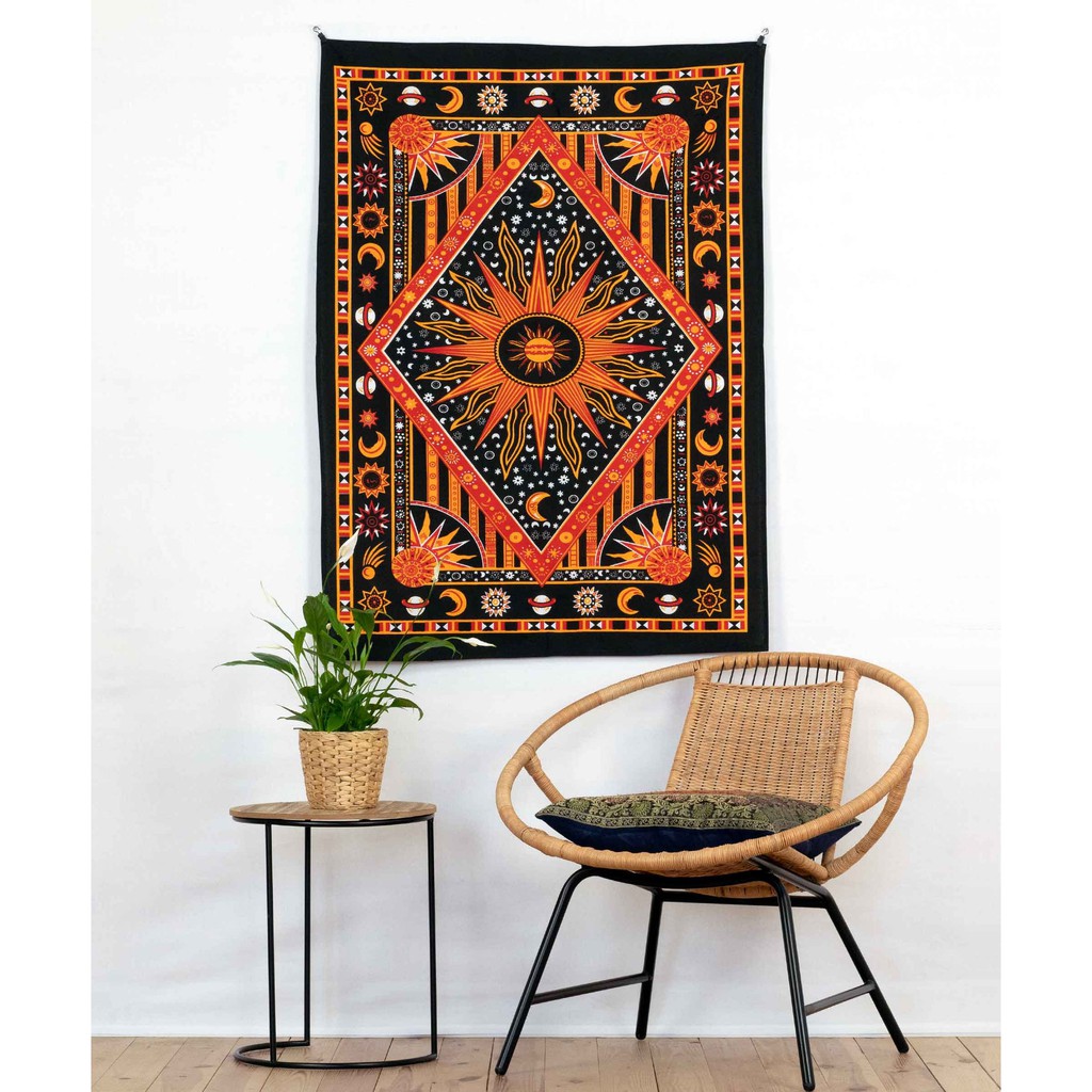 Thảm trang trí tapestry decor tường BẮC ÂU TAROT- 75x100cm