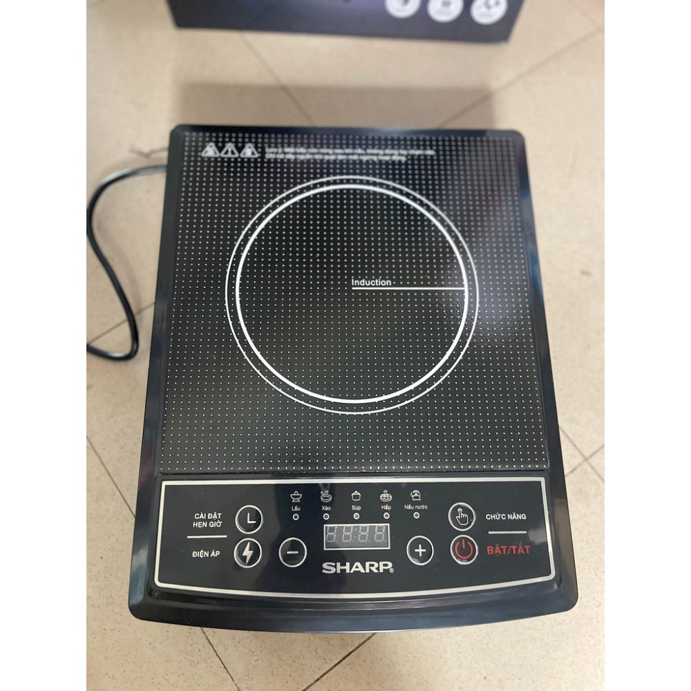 Bếp Từ Chính Hãng SHARP SH-699 Thái Lan Công Suất Lớn 2000W+ Tặng Kèm Nồi INOX Cao Cấp - BẢO HÀNH 12 THÁNG