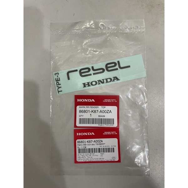 Tem REBEL 300 chính hiệu honda