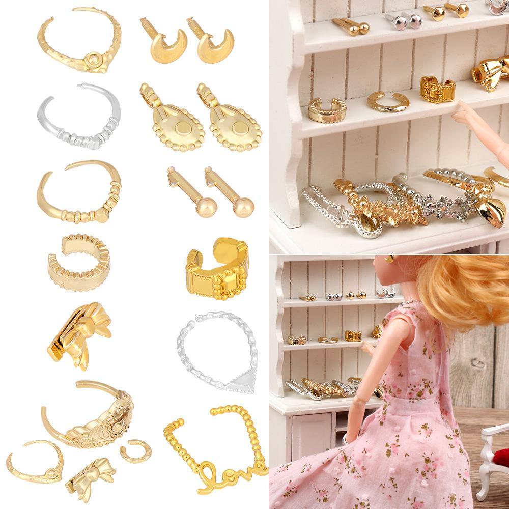 Bông Tai Hình Búp Bê ROWANS Mới Với Tỷ Lệ 1 / 6 1 / 3 1 / 12