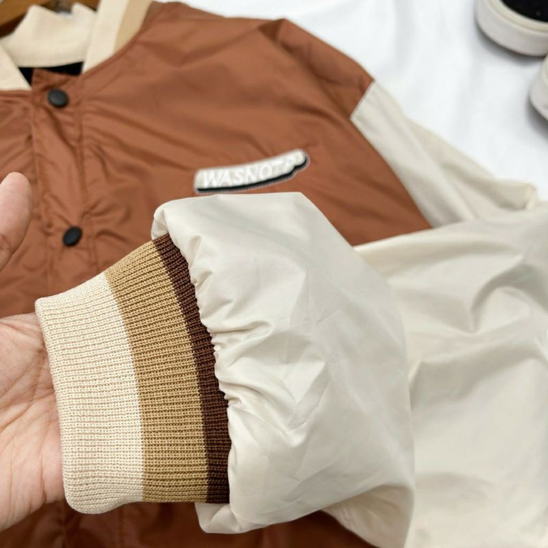 Áo khoác Bomber bóng chày Ulzzang nam nữ unisex form rộng - WASNT | BigBuy360 - bigbuy360.vn