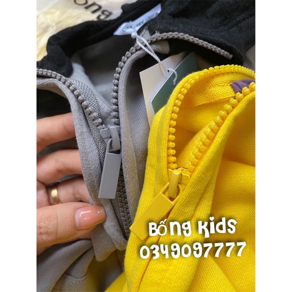 Áo Khoác Nỉ Hoodie Bé Trai Phối Màu GJ