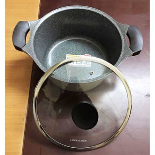 NỒI ĐÁ CAO CẤP 24CM LOCKnLOCK STONE LCA6244D