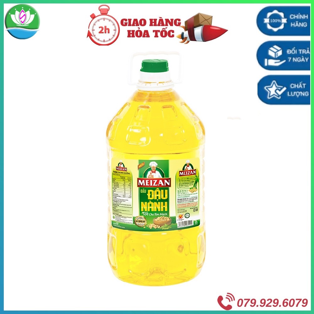 [Hỏa Tốc HCM] Dầu đậu nành Meizan 5L date mới nhất