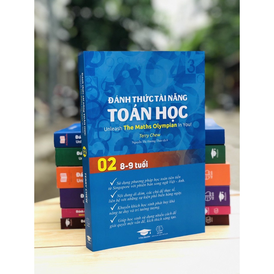 Sách - Combo Đánh Thức Tài năng Toán học (bộ 4 cuốn) - Sách Toán Từ 7-12 Tuổi