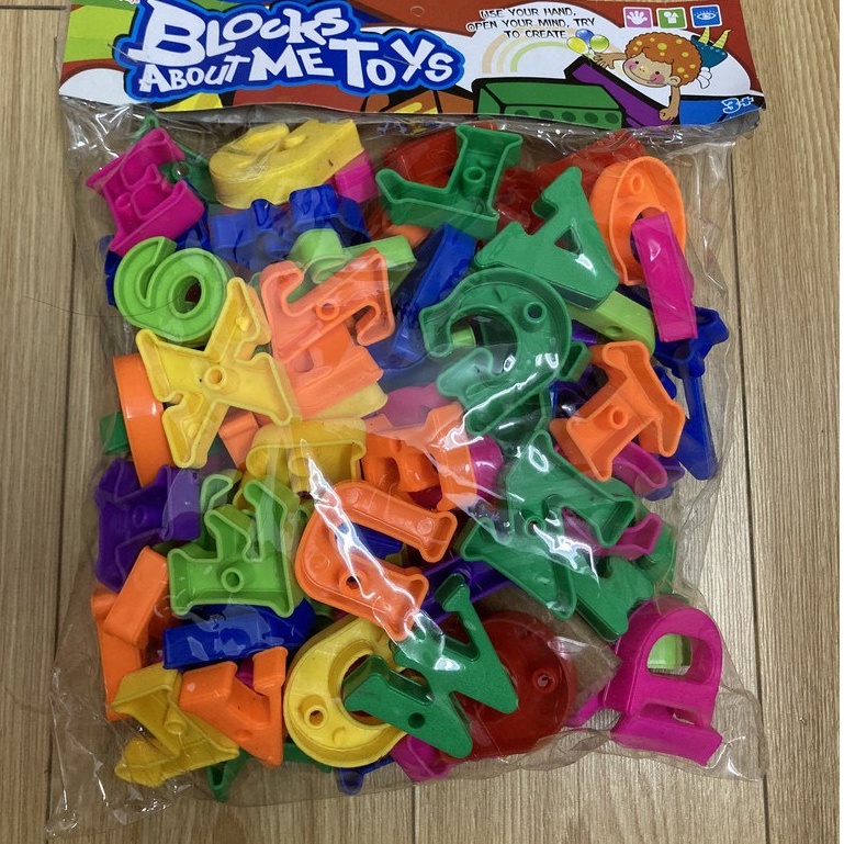 Bộ đồ chơi ráp chữ cái bằng nhựa - Đồ chơi giáo dục