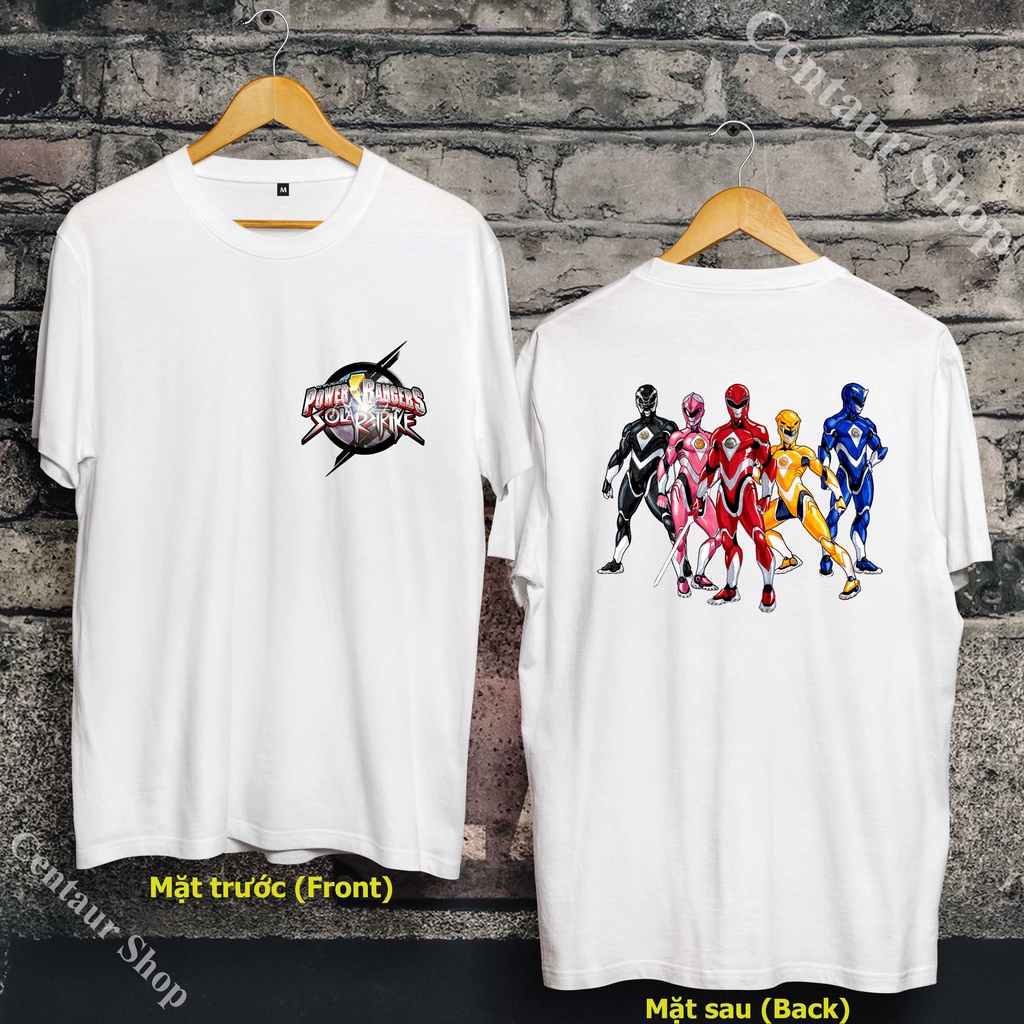 [HOT DEAL]⭐Áo Unisex Power Rangers - Áo Unisex 5 anh em Siêu Nhân - Power Rangers T-Shirt cực chất - PRS-019