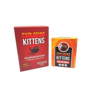 Mèo nổ exploding kittensPhiên bản: Mèo đỏ (7+) slcm