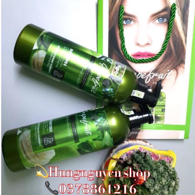 Cặp dầu gội bưởi tri gàu