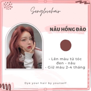 Thuốc nhuộm tóc màu NÂU HỒNG ĐÀO