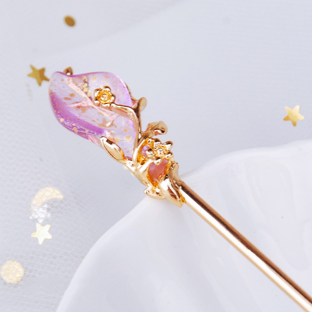 Trâm cài tóc kim loại phong cách Trung Hoa cổ điển cho nữ